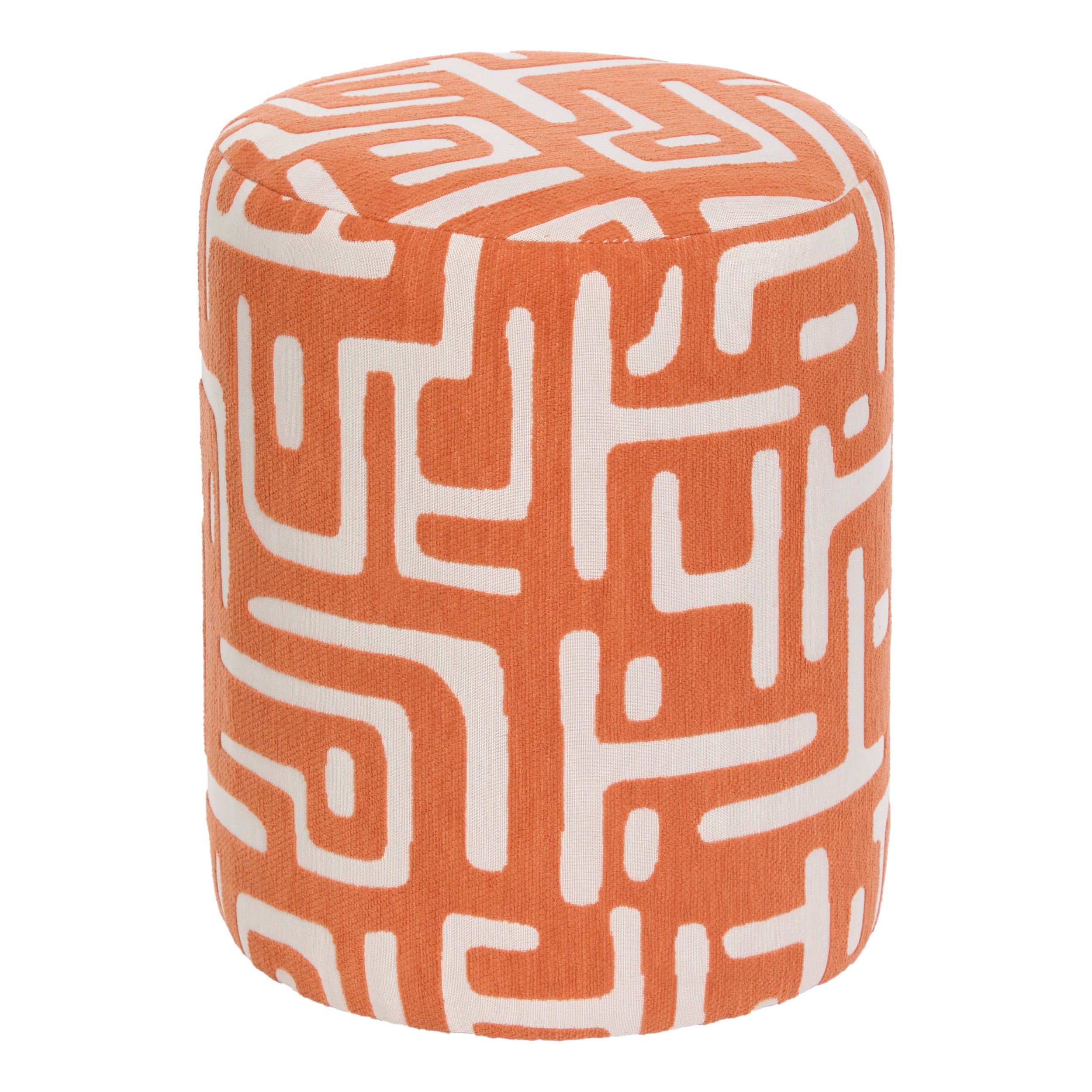 Atmosphera Delor Arty Pouf – Ø36xH40cm – Beige