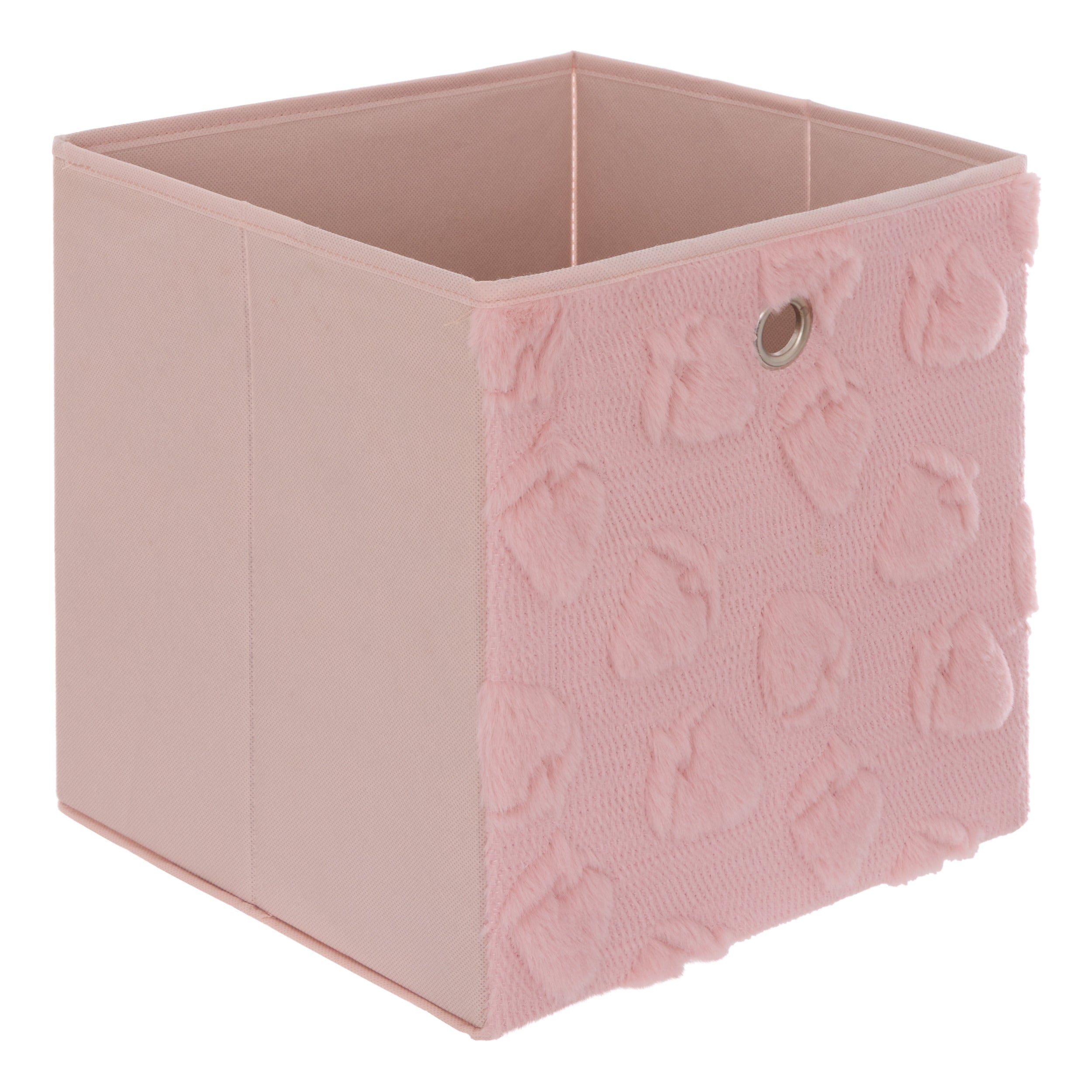 Atmosphera Kids Fraiz Opberg - 30x30x30cm - Opvouwbaar - Roze