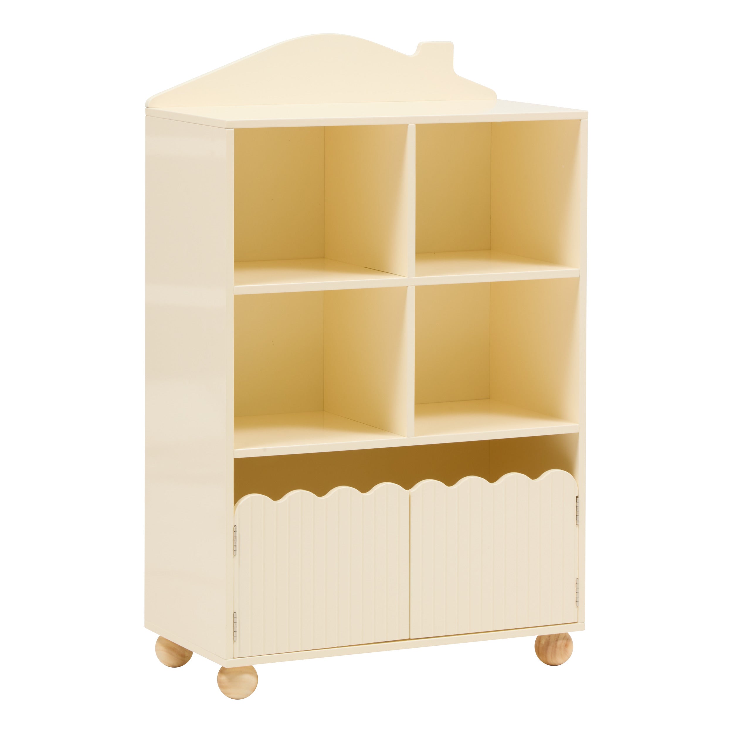 Atmosphera Kids Bouli Boekenkast - 5 vakken - 60x30x95cm - Beige