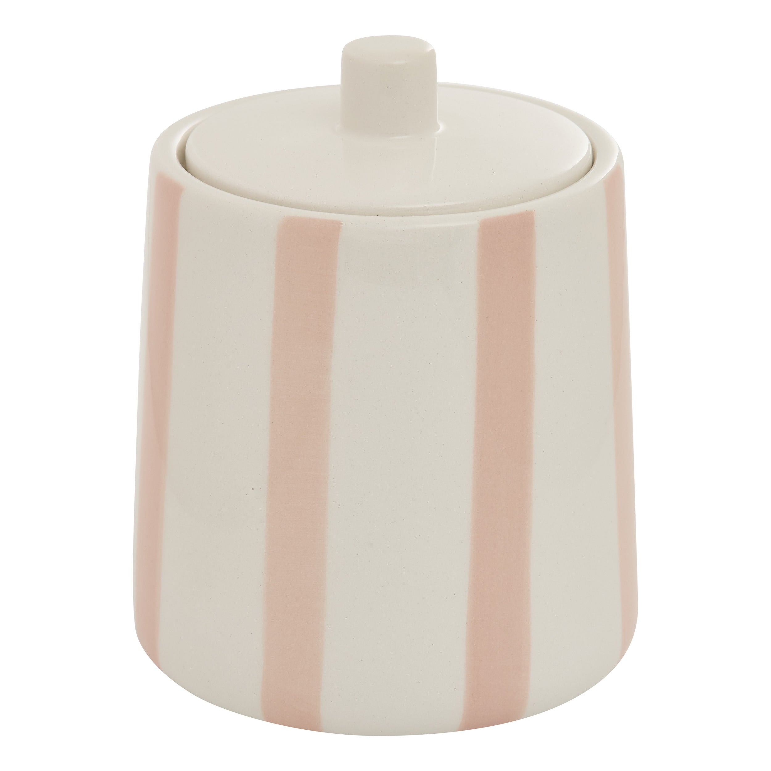 5Five Strio Wattenschijfhouder - Ø10xH13cm - Roze