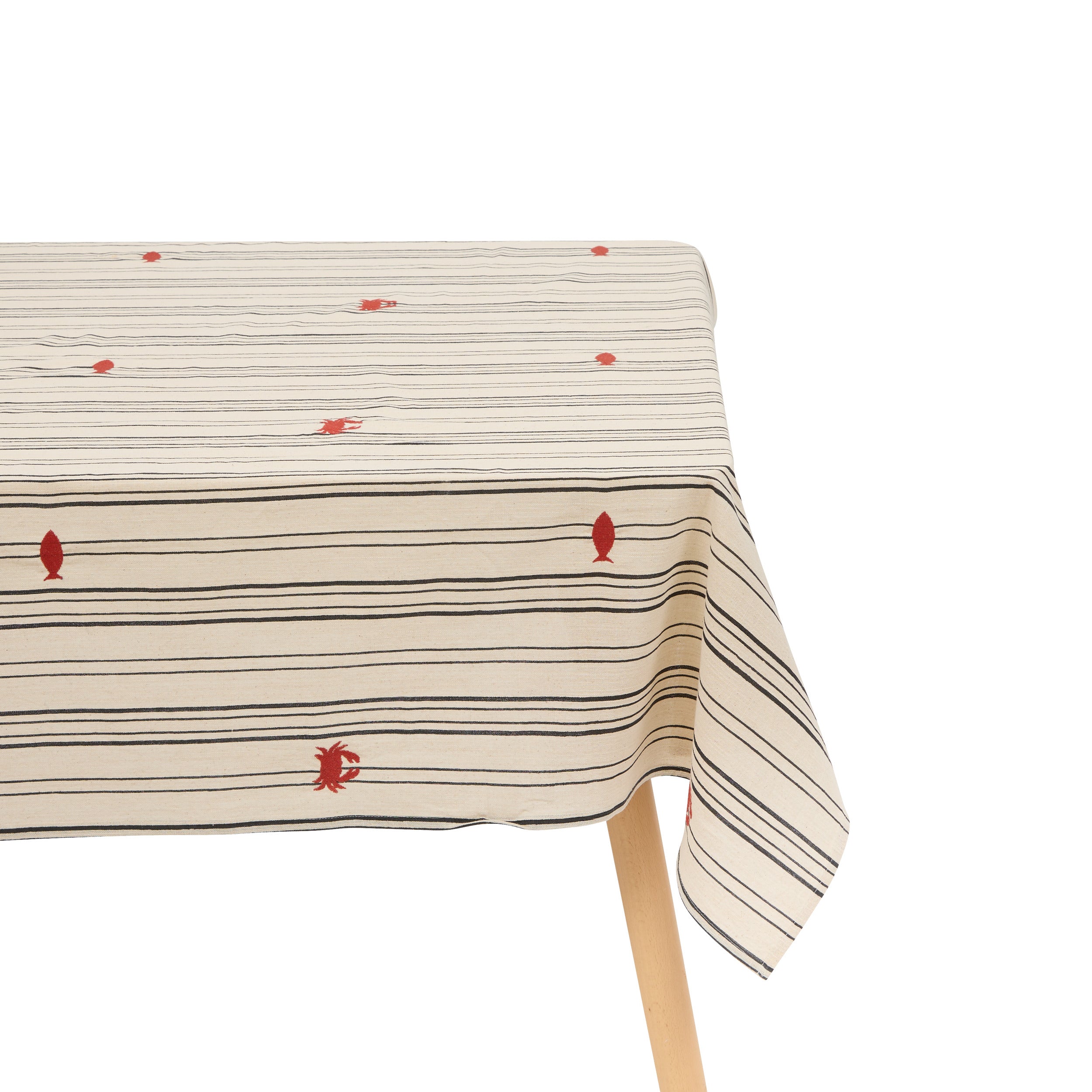 Nappe anti-tache imprimé Fruité - Viscose - 140x240cm - Multi