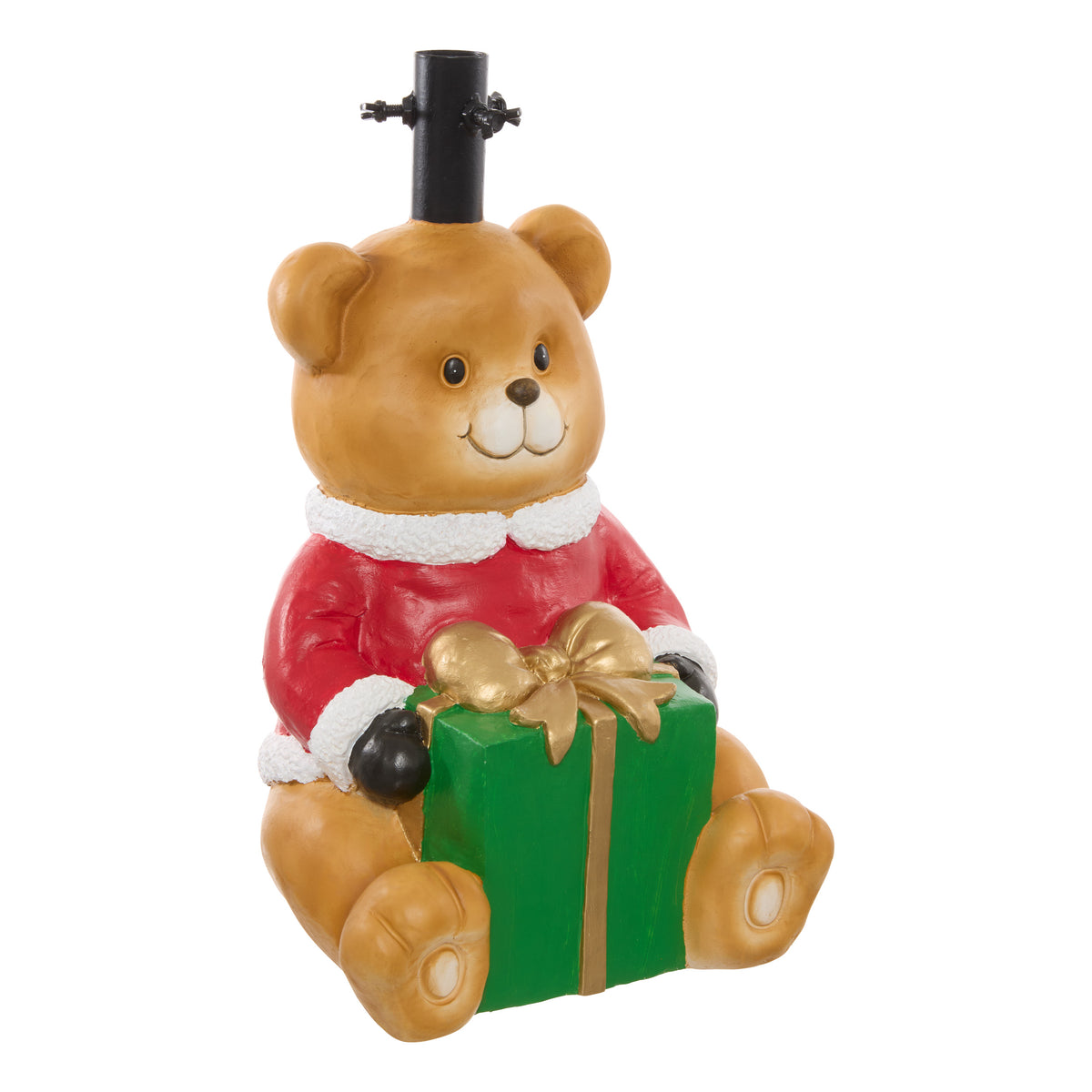 Fééric Lights and Christmas Kerstboomvoet Teddybeer - H43cm - Multi