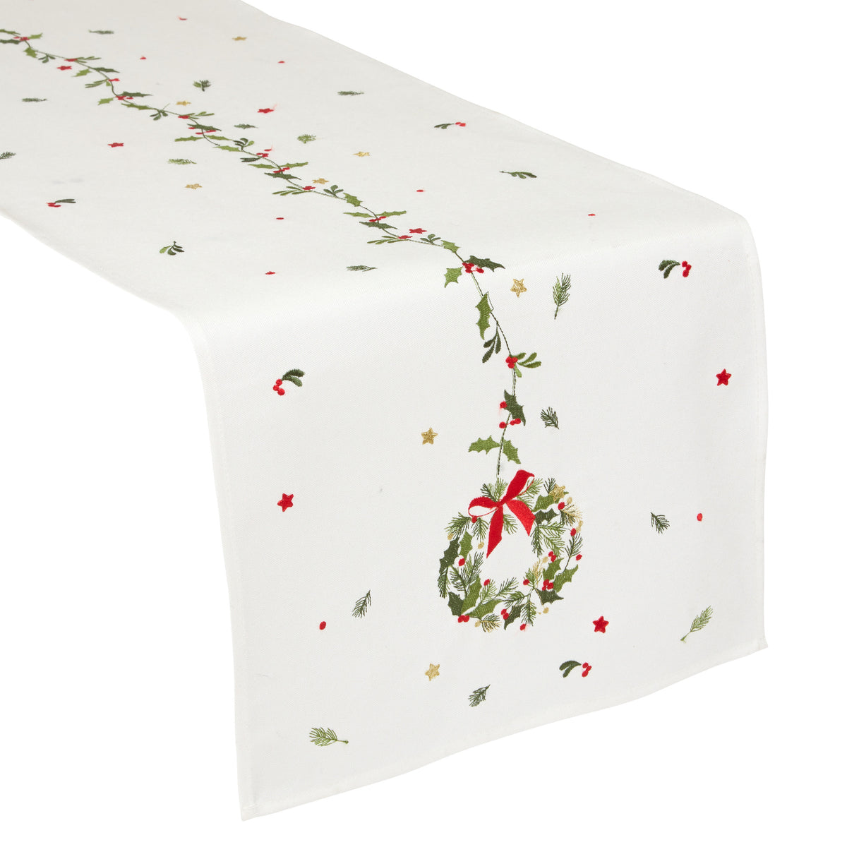 Fééric Lights and Christmas Elma Christmas Runner - Table Runner - 40x172cm - Green