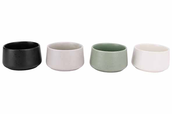 Cosy & Trendy Bites Aperoset - Set van 4 stuks - Ø10x6cm - Multi