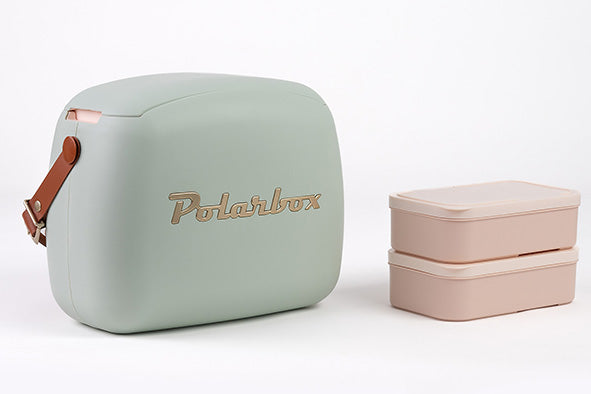 Polarbox Cool Boîte avec bandoulière 20L - 46x32x30cm - Vert pastel