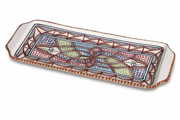 Cosy & Trendy Servierschüssel in Kastanienbraun – 38 x 17 x 12 cm
