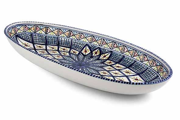 Cosy & Trendy Servierschüssel in Kastanienbraun – 38 x 17 x 12 cm