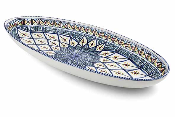 Cosy & Trendy Servierschüssel in Kastanienbraun – 38 x 17 x 12 cm