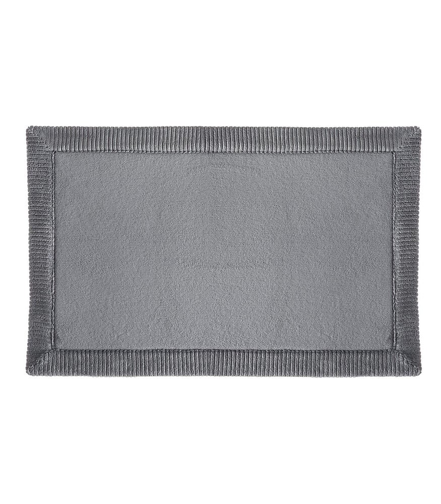 Atmosphera Tapijt - 80x50cm - Badmat - Donkergrijs