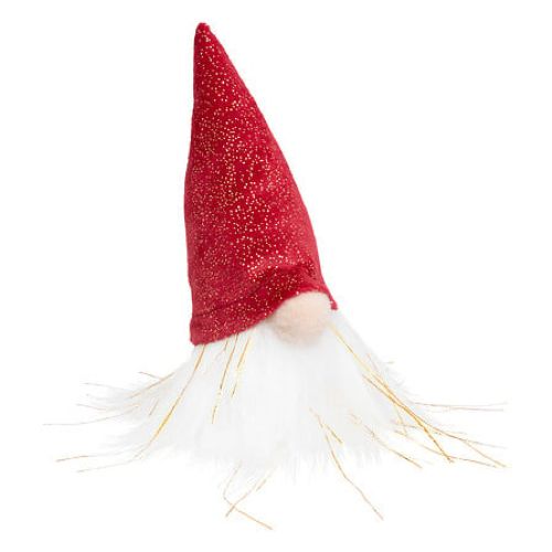 Fééric Lights and Christmas Kerst Verlichte Kabouter - Ø6cmxH13cm - Rood