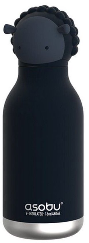 Asobu Thermo Drink Bottle Besties Panda - 460 ml - noir / blanc