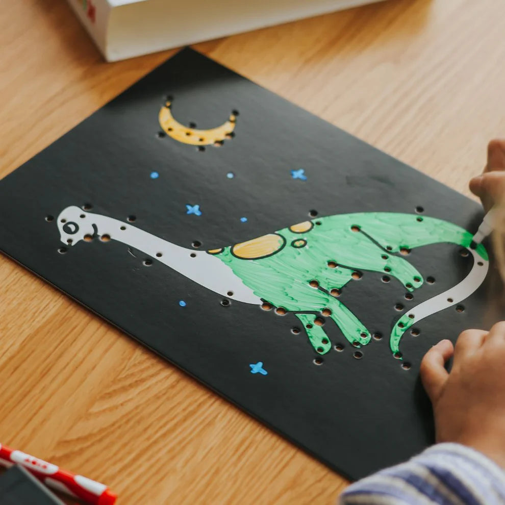 Kidywolf KidyNeon - Kit voor lichtgevende wanddecoratie - Dinosaurussen