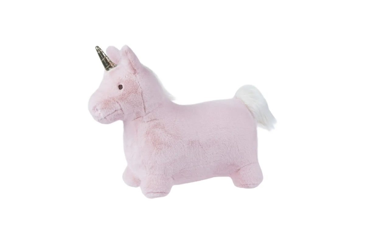 Wild & Soft Soft Bouncy Eenhoorn - 67xH47cm - Roze