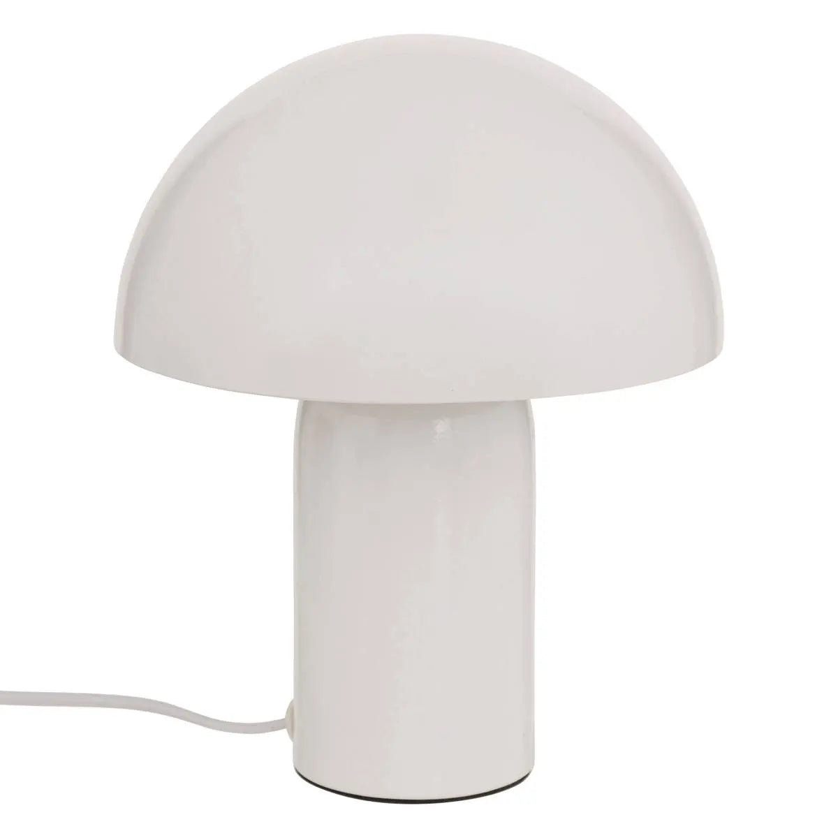 Atmosphera Lito Lampe de Table/Lampe Champignon - Ø20xH25cm - Noir