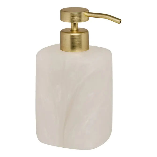 5Five Cloudy Zeeppomp/Zeepdispenser 370ml - 8x7x17cm - Wit