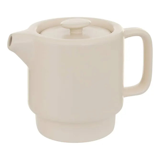 Secret de Gourmet 3 in 1 Theepot + Kopje + Onderzetter Keramiek - Creme