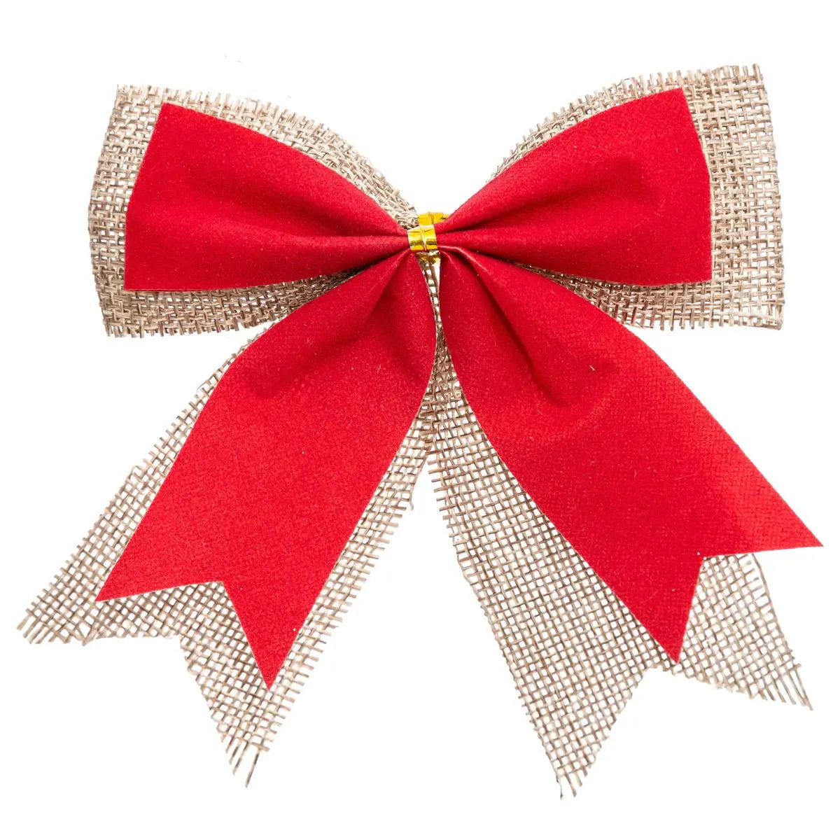 Féréric Lights and Christmas Christmas String - Ensemble de 2 - Striped Red avec blanc - 40x60cm - pour l'arbre de Noël