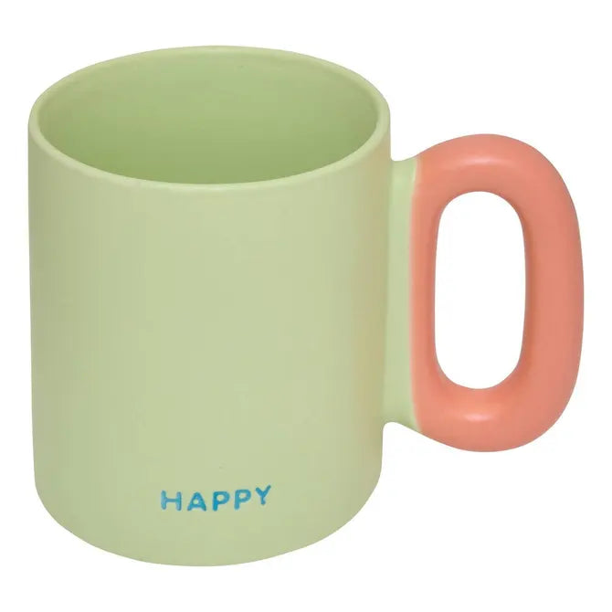 Secret de Gourmet Pop Mok Happy - 34cl - 12x8x10cm - Groen