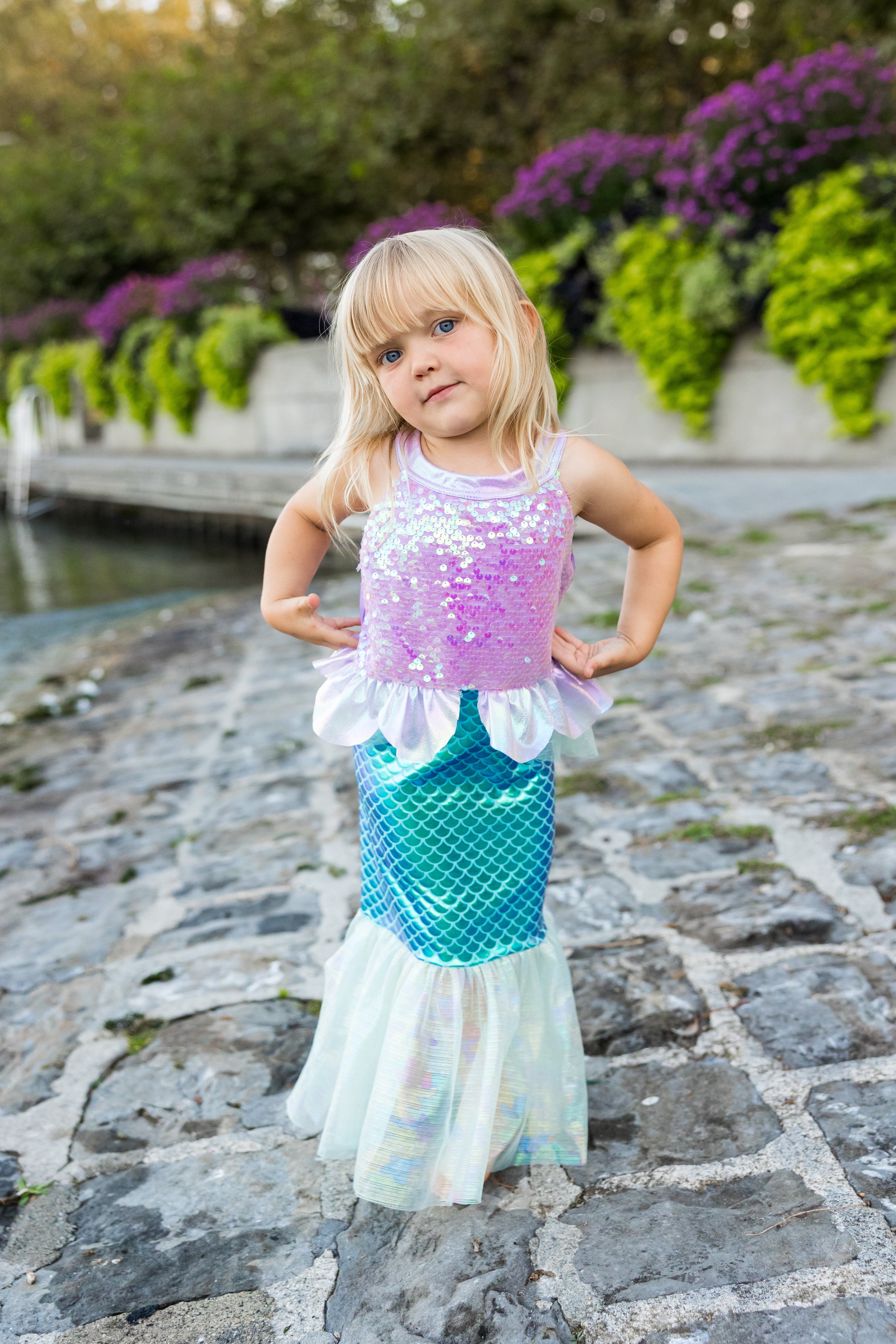 Great Pretenders Verkleedkledij Misty Zeemeermin jurk - Multi