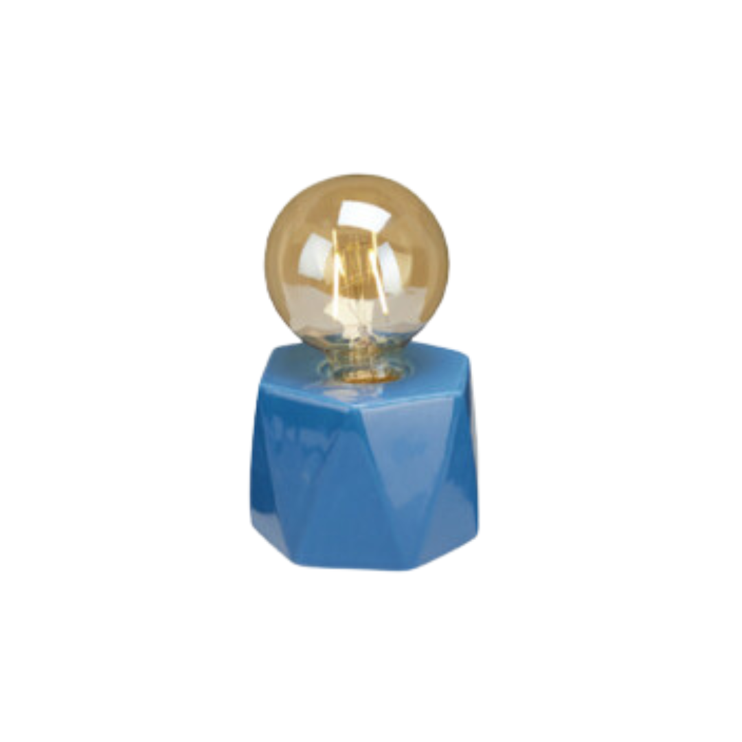 Home & Styling Lampe de table - Ø9xH17cm - Piles non incluses - Rose/Vert