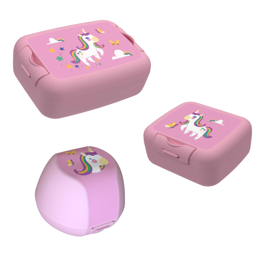 Bundel Cosy & Trendy Back to school set - Appeldoos/Snackdoos/Brooddoos - Unicorn