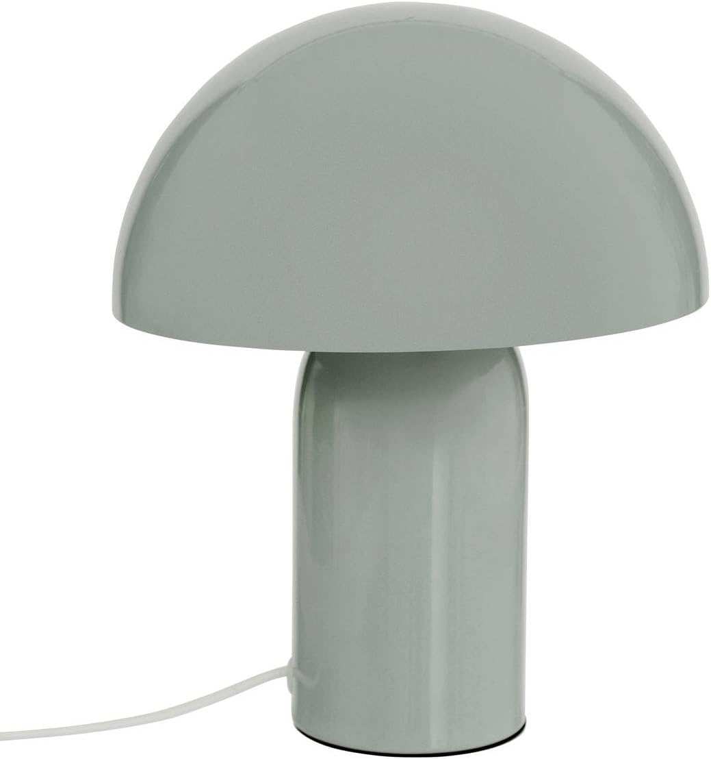Atmosphera Lito Lampe de Table/Lampe Champignon - Ø20xH25cm - Noir