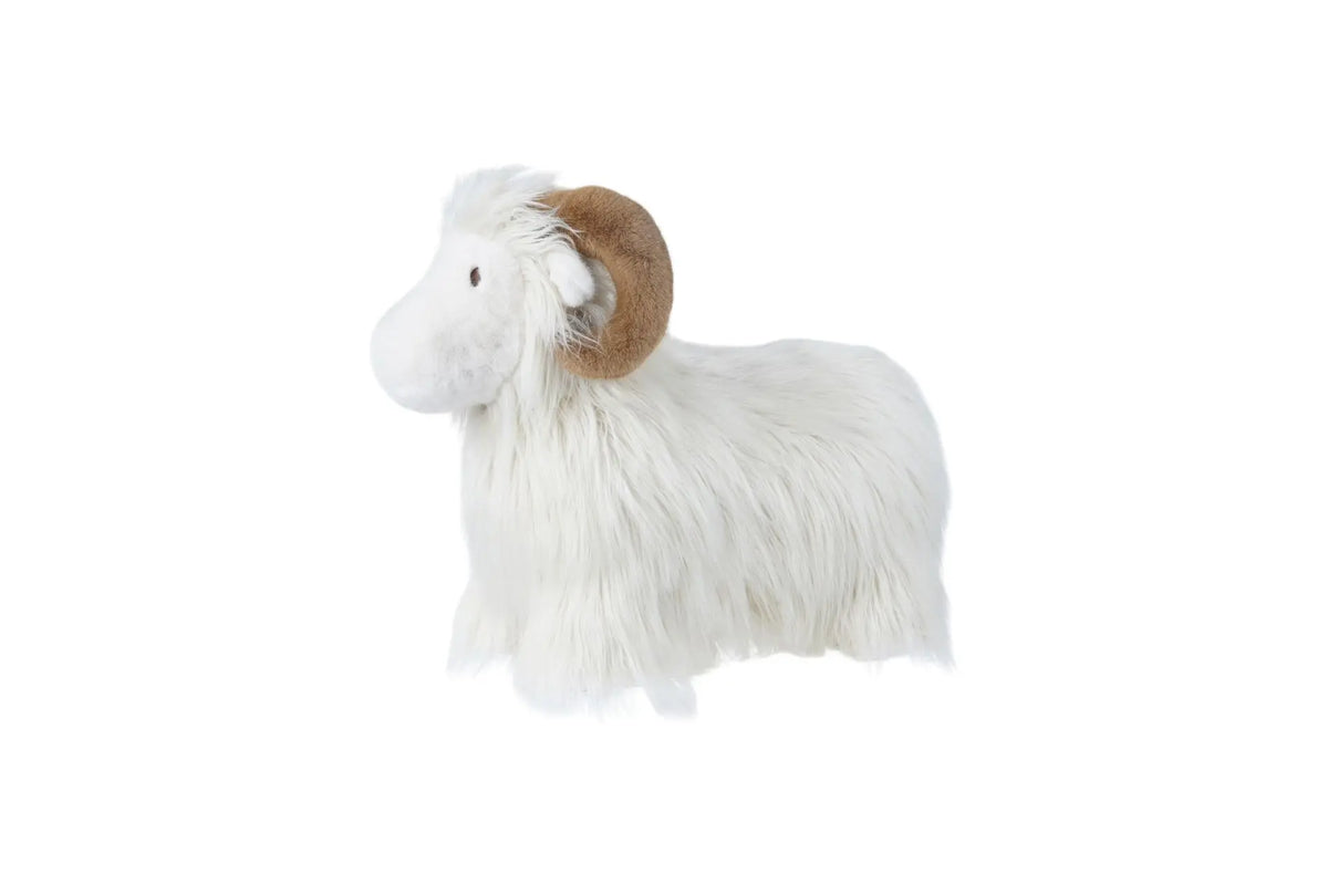 Wild & Soft Soft Bouncy Ram - 67xH47cm - Wit