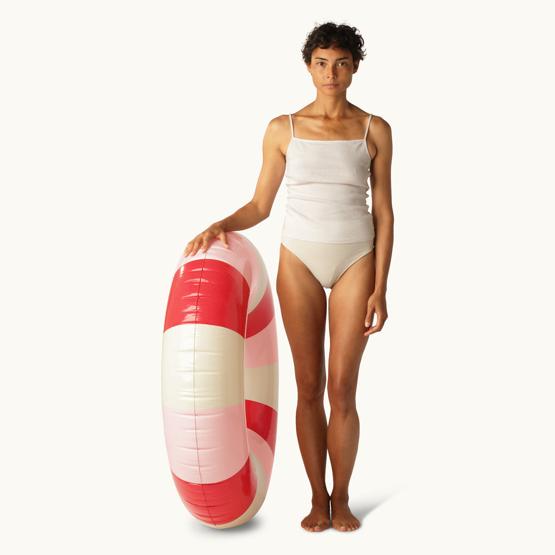 Petites Pommes - Bouée/bandeau de natation - Céline - Grand Flotteur Iris bleu - 120cm - 12+ ans