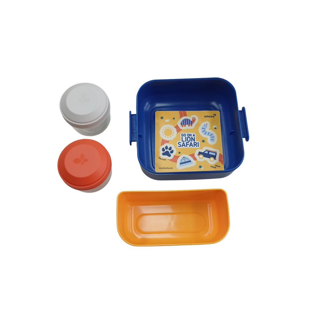 Eine kleine schöne Firma Back to School Set - Trinkflasche XL Edelstahl/Bentobox - Freude