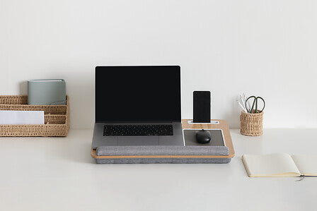 5Five Computersteun met draaghandgreep - 60x38x9cm - Beige
