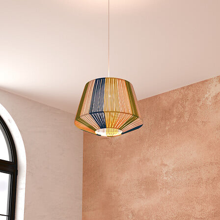 Atmosphera Hanglamp Touw - 30x26cm - Multi