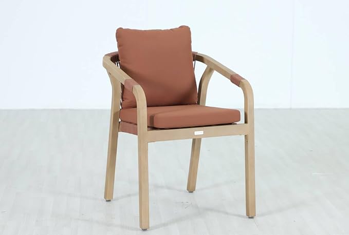 Chaise bistrot de luxe Hespéride - Chaise Greensboro - Ambre - 50x42x81cm
