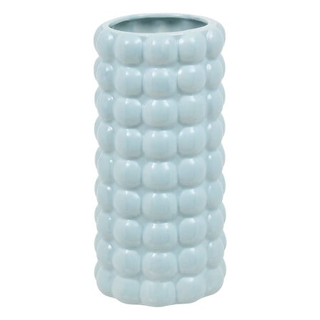 Atmosphera Sky Keramieken vaas Ø11xH23cm - Blauw