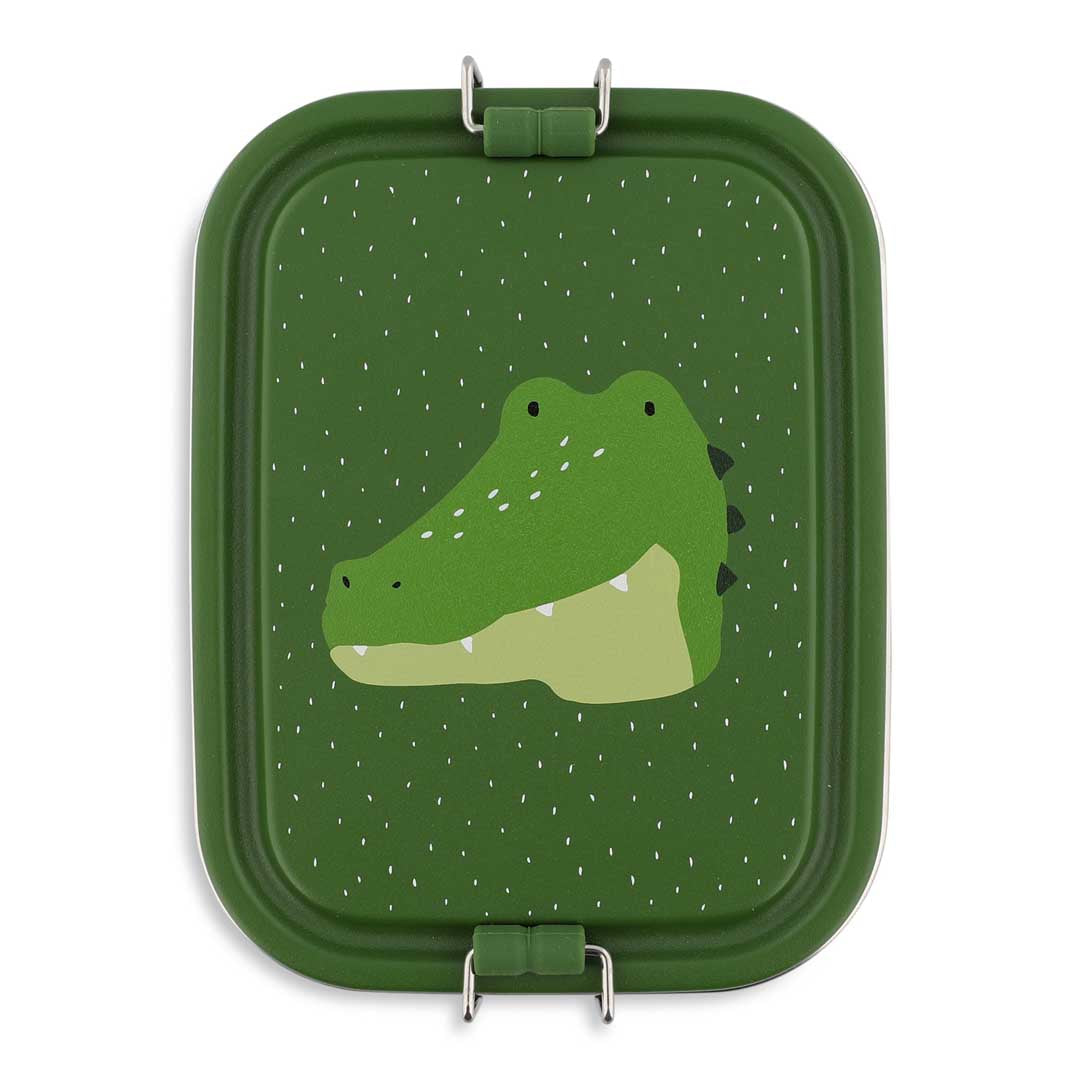 Bundel Trixie Back to School set - Lunchbox/Snackdozen/Drinkfles 350ml - Mr. Alligator