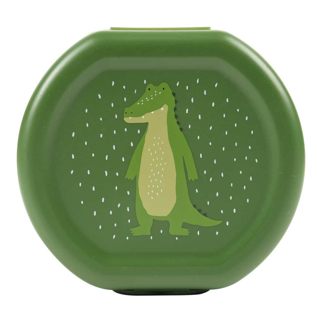 Bundel Trixie Back to School set - Lunchbox/Snackdozen/Drinkfles 500ml - Mr. Alligator