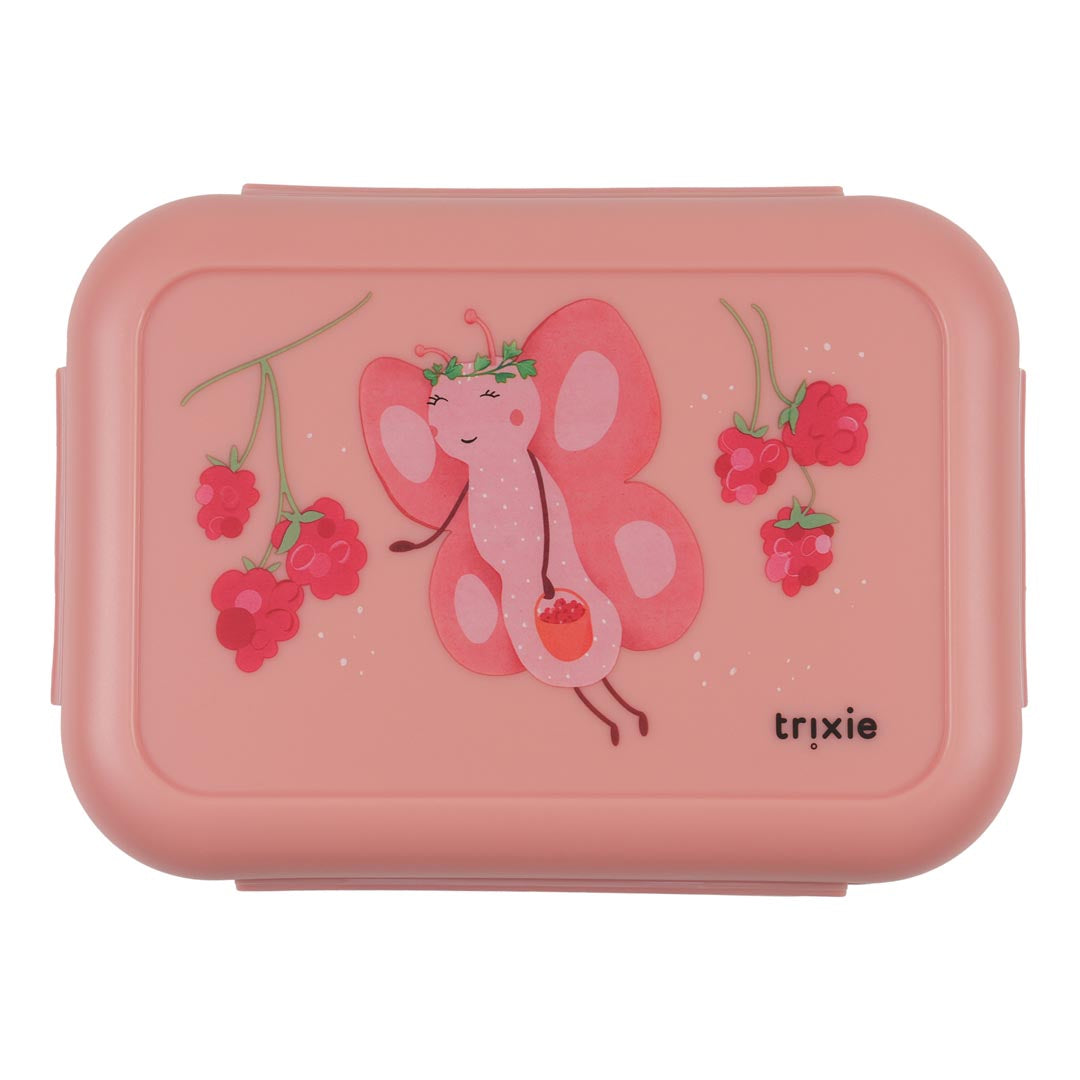 Bundel Trixie Back to School set - Lunchbox/Drinkfles 500ml - Fruit Fairy Mrs. Butterfly