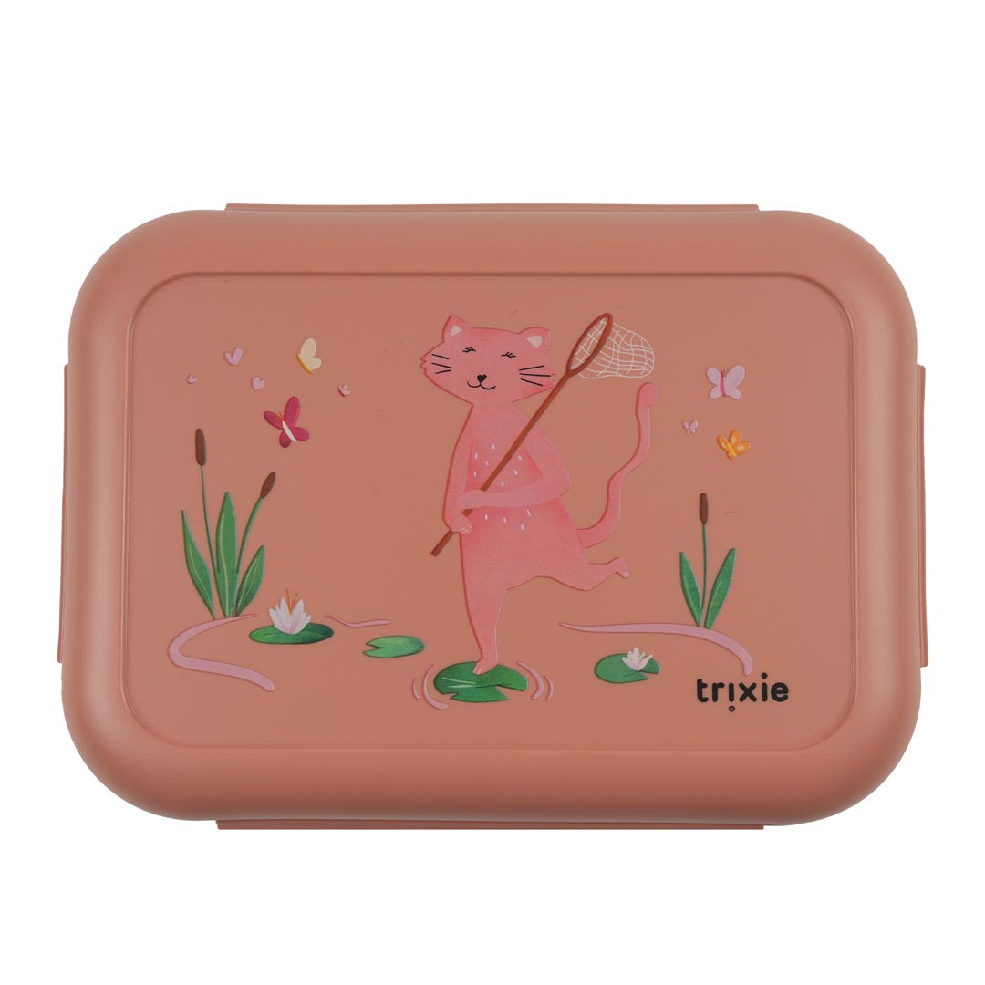 Bundel Trixie Back to School set - Lunchbox/Drinkfles 500ml - Pathfinder Mrs. Cat