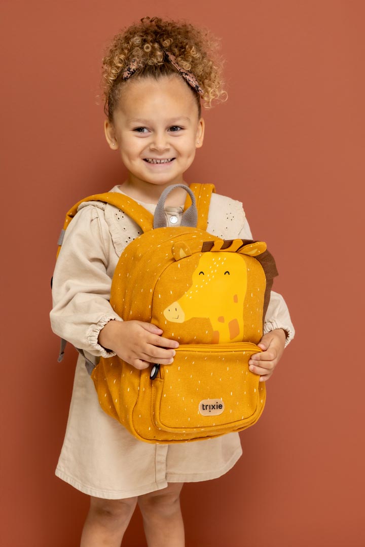 Bundel Trixie Back to School set - Rugzak/Drinkfles 350ml - Mr. Giraffe