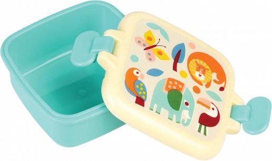 Rex London Mini Snackdoosje 7x7cm - Wild Flowers