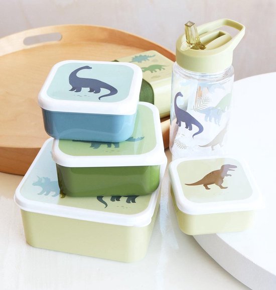 Eine kleine schöne Firma Back to School Set - Trinkflasche XL Edelstahl/Bentobox - Freude