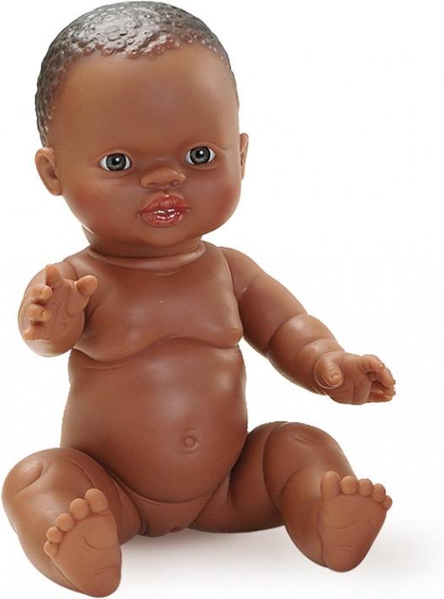 Paola Reina Gordi poupée fille foncée avec sous-vêtements 34cm