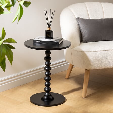 Atmospaa Alix Side Table Ø38xh50cm - Elfenbein
