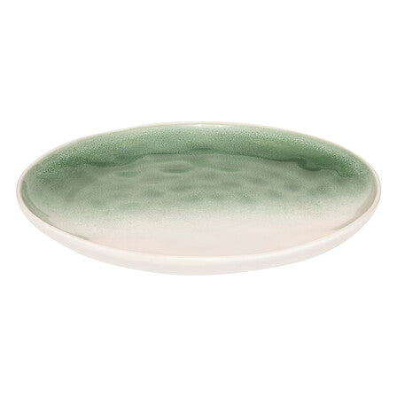 Secret de Gourmet Mala Plat bord Ø27cm - Set van 6 stuks - Wit/Groen