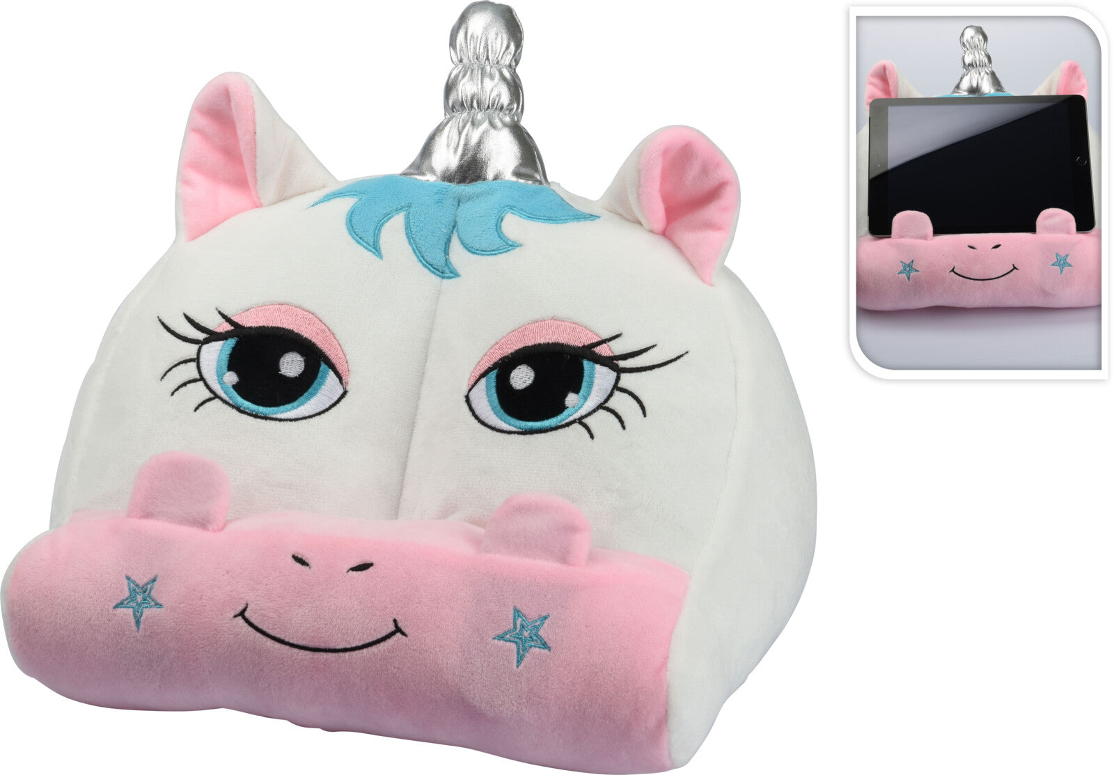 Peluche enfant porte livre et tablette - Dino