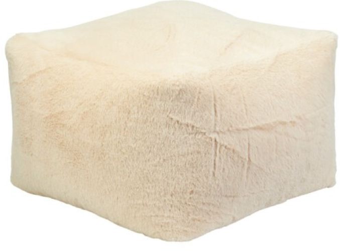 Home &amp; Styling Corduroy Pouf with Storage Space - Dark Gray - 38x38x38cm