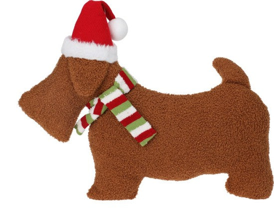 Home & Styling Sierkussen Hondje - 38cm - Bruin