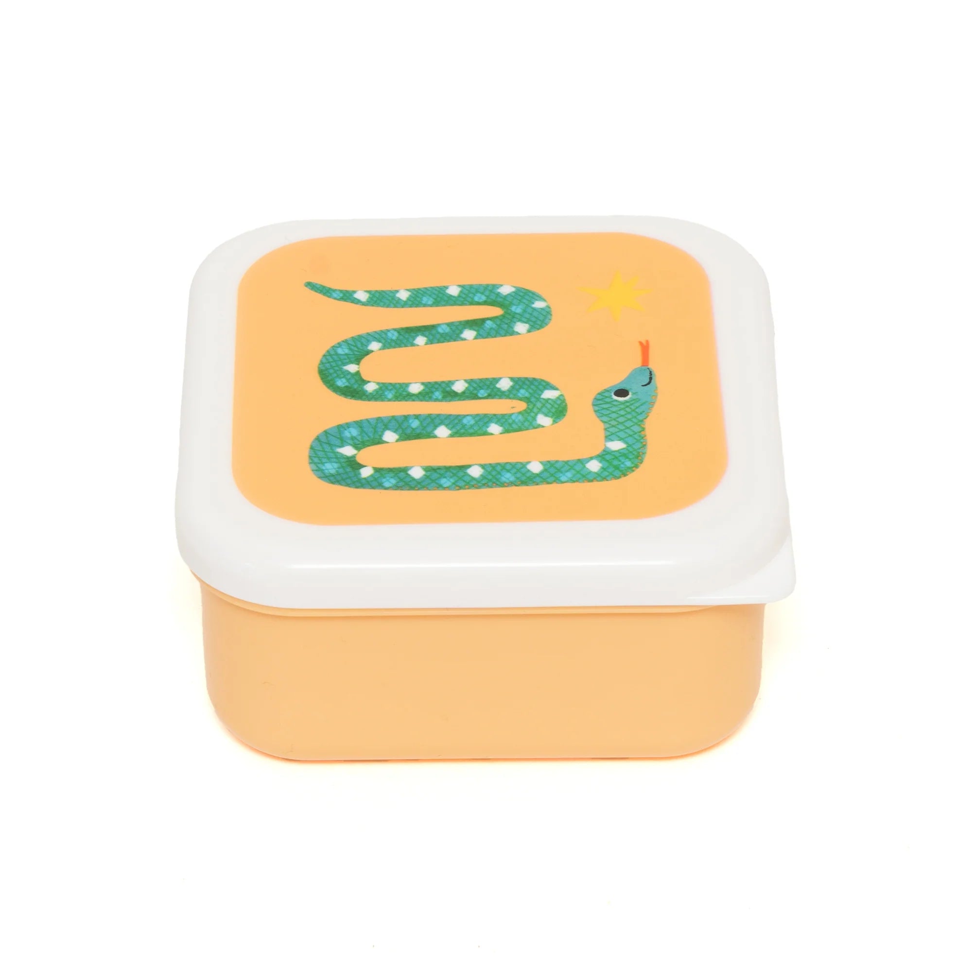 BEAU by Bo Petit Monkey Back to School set - Snackdozen + Drinkfles Upside Down Animals - Multi