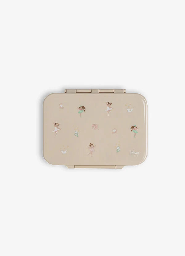 Citron Tritan Lunchbox - 4 compartimenten - 17x21x5cm - Ballerina