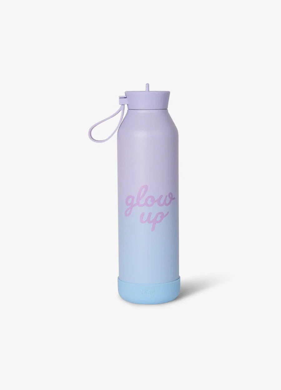 Citron Glow Up Thermo Drinkfles - 500ml - Ø6xH24cm - Blue/Purple