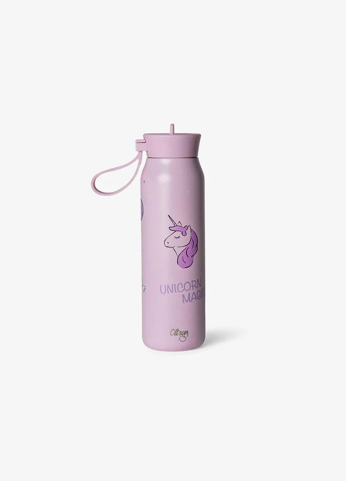 Citron Thermo Drinkfles - 350ml - Ø6xH21cm - Stormy Unicorn